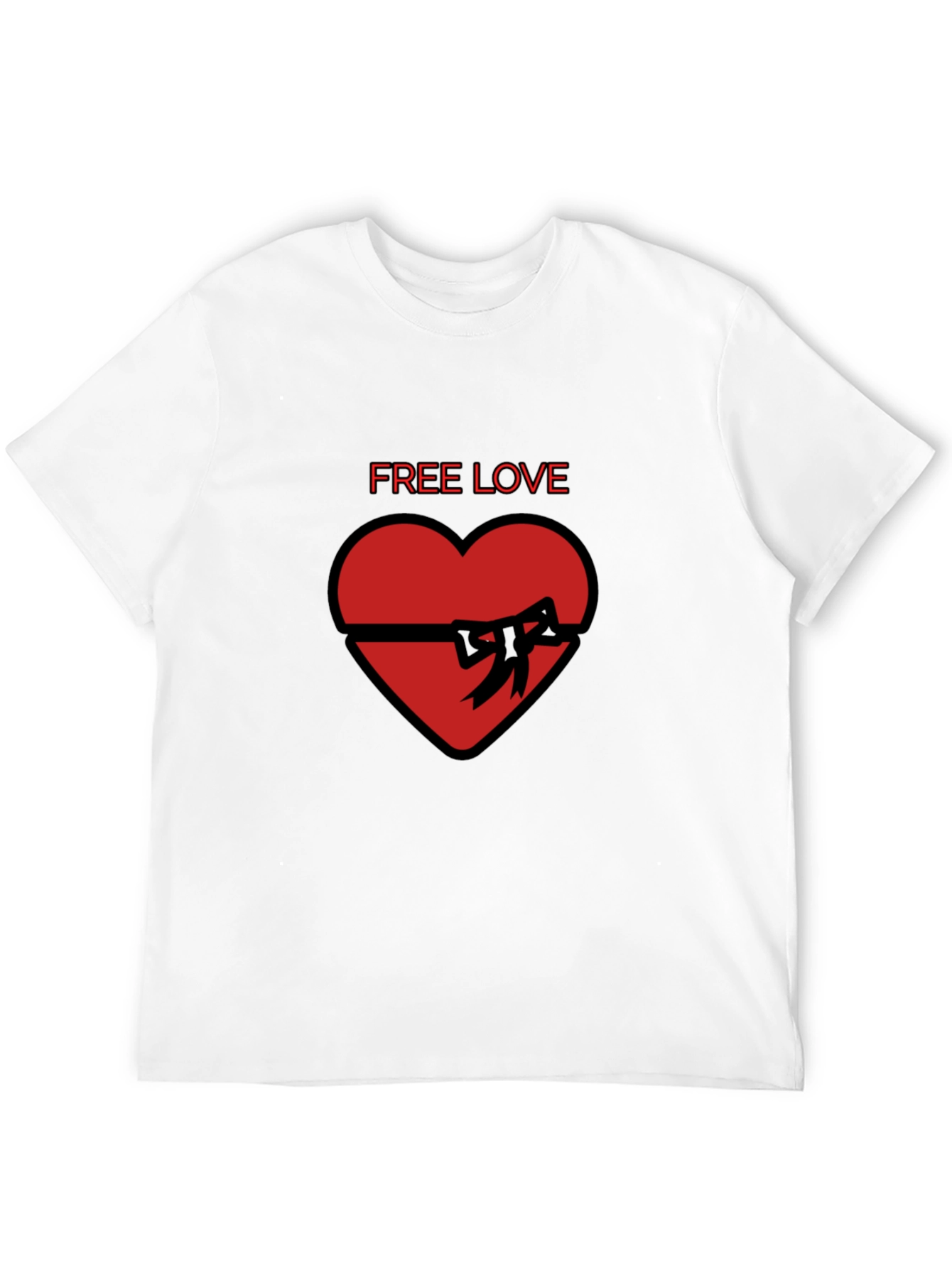 Free Love Heart Gift T-Shirt