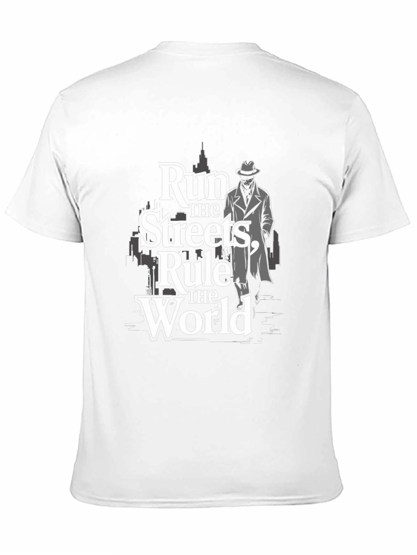 Run the Streets Graphic Black T-Shirt