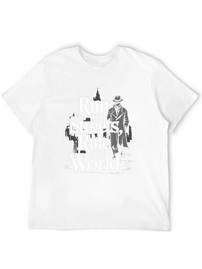 Run the Streets Graphic Black T-Shirt