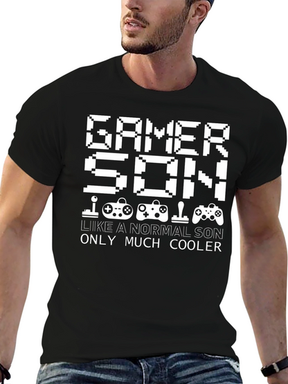 Gamer Son T-Shirt - Cool Graphic Tee