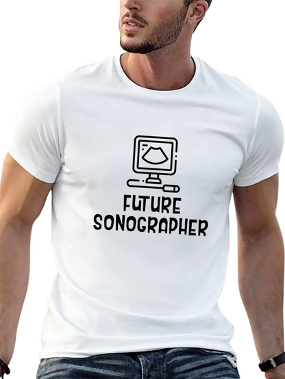 Future Sonographer Black T-Shirt