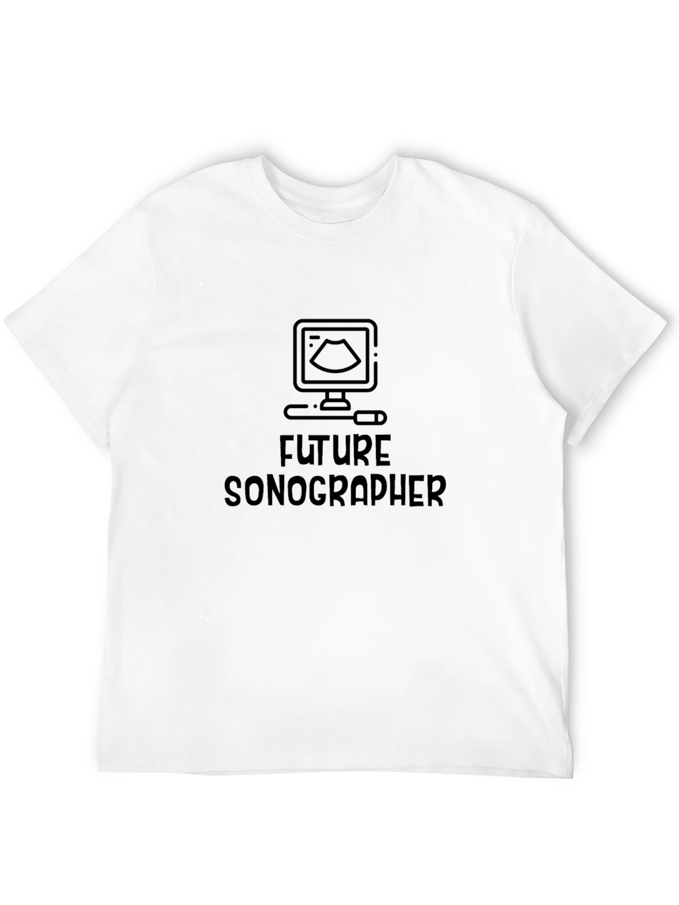Future Sonographer Black T-Shirt