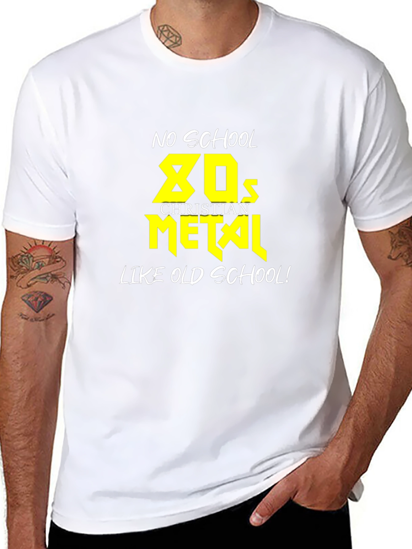 No School 80s Christian Metal T-Shirt