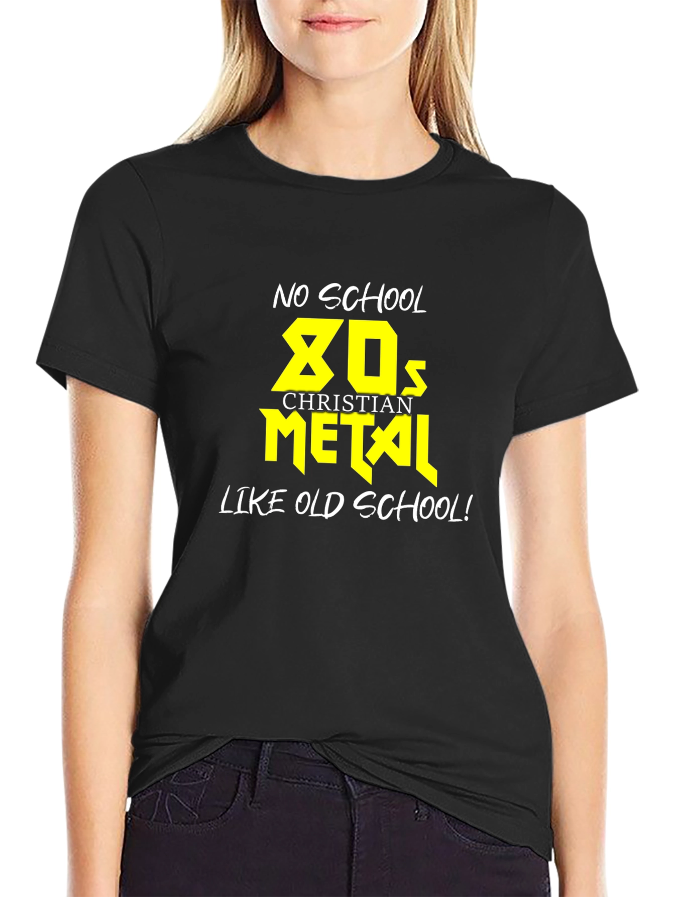 No School 80s Christian Metal T-Shirt