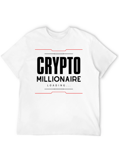 Crypto Millionaire Loading Black T-Shirt