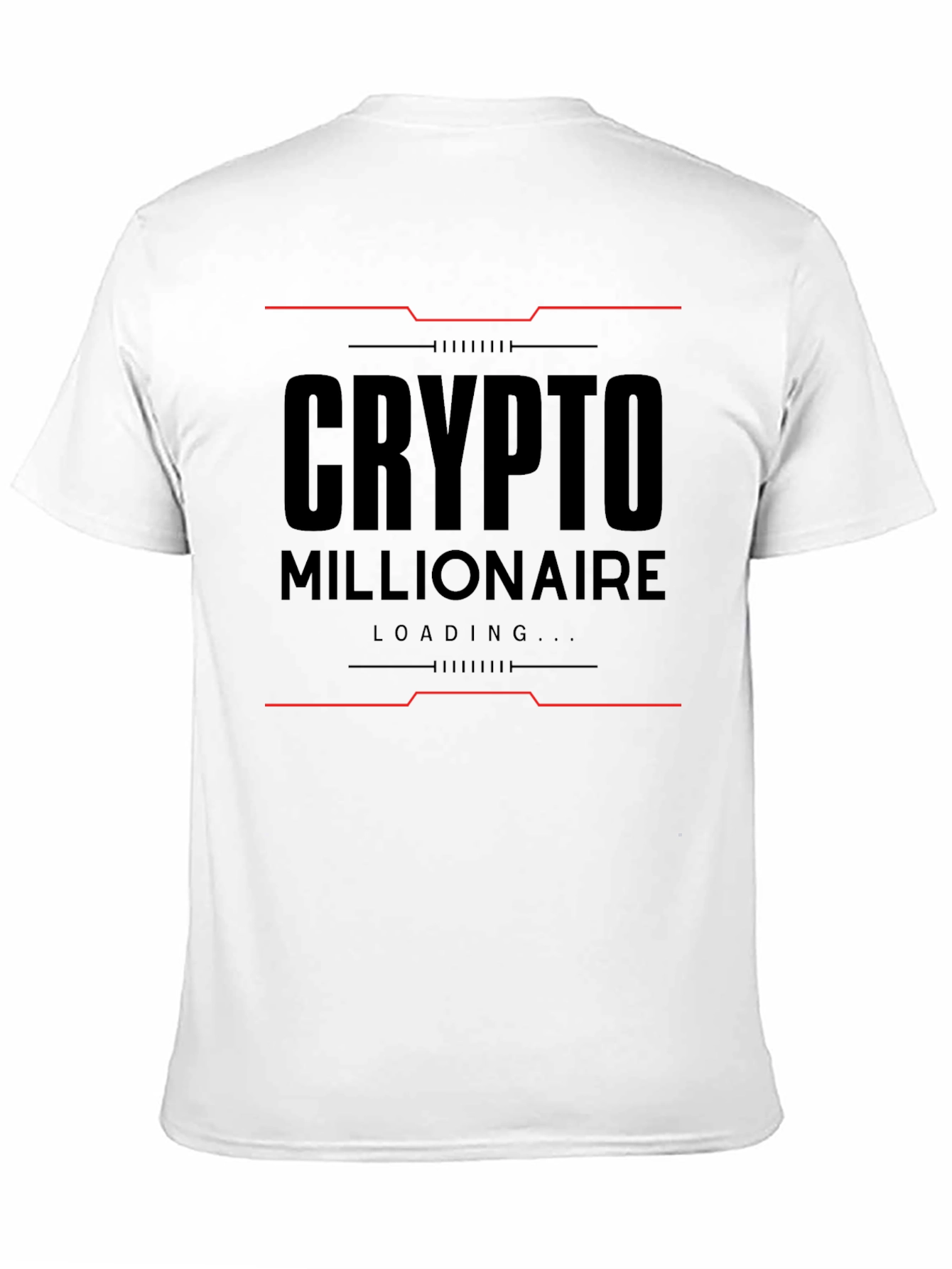 Crypto Millionaire Loading Black T-Shirt