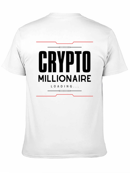 Crypto Millionaire Loading Black T-Shirt