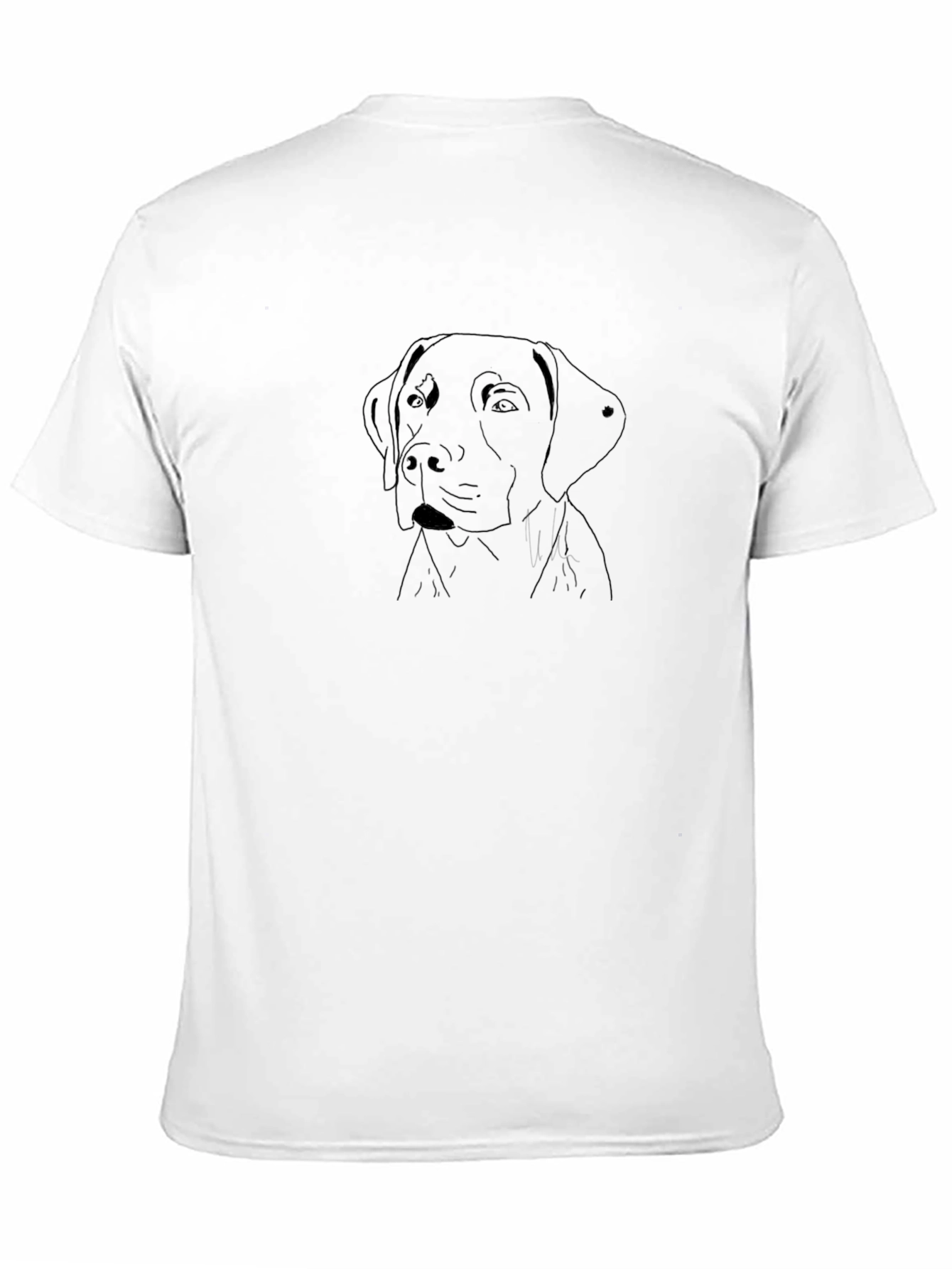 Black Dog Outline T-Shirt