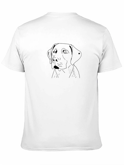 Black Dog Outline T-Shirt