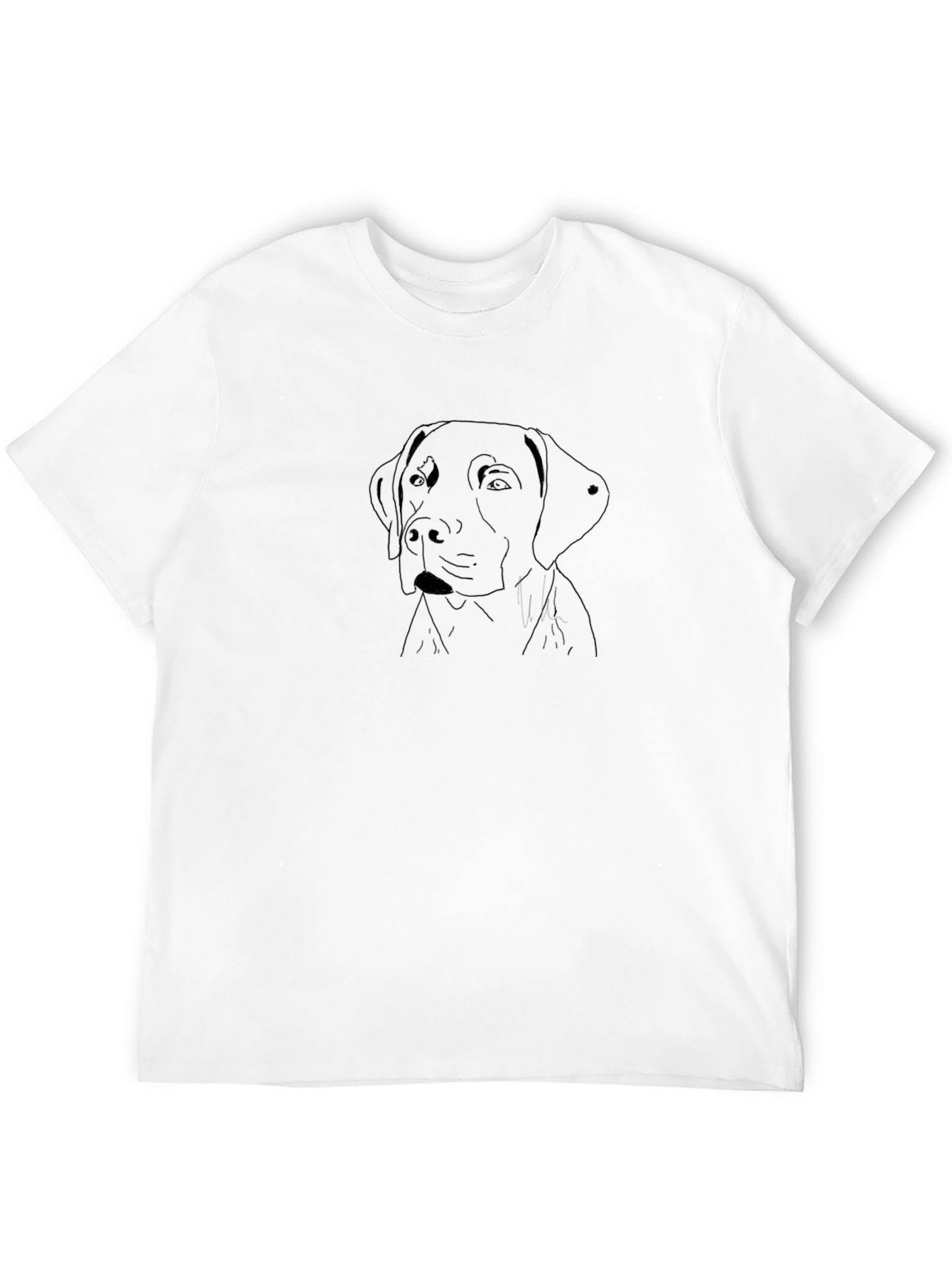 Black Dog Outline T-Shirt