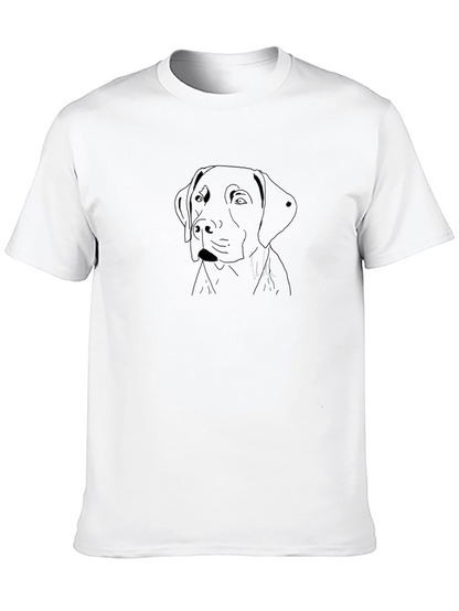 Black Dog Outline T-Shirt