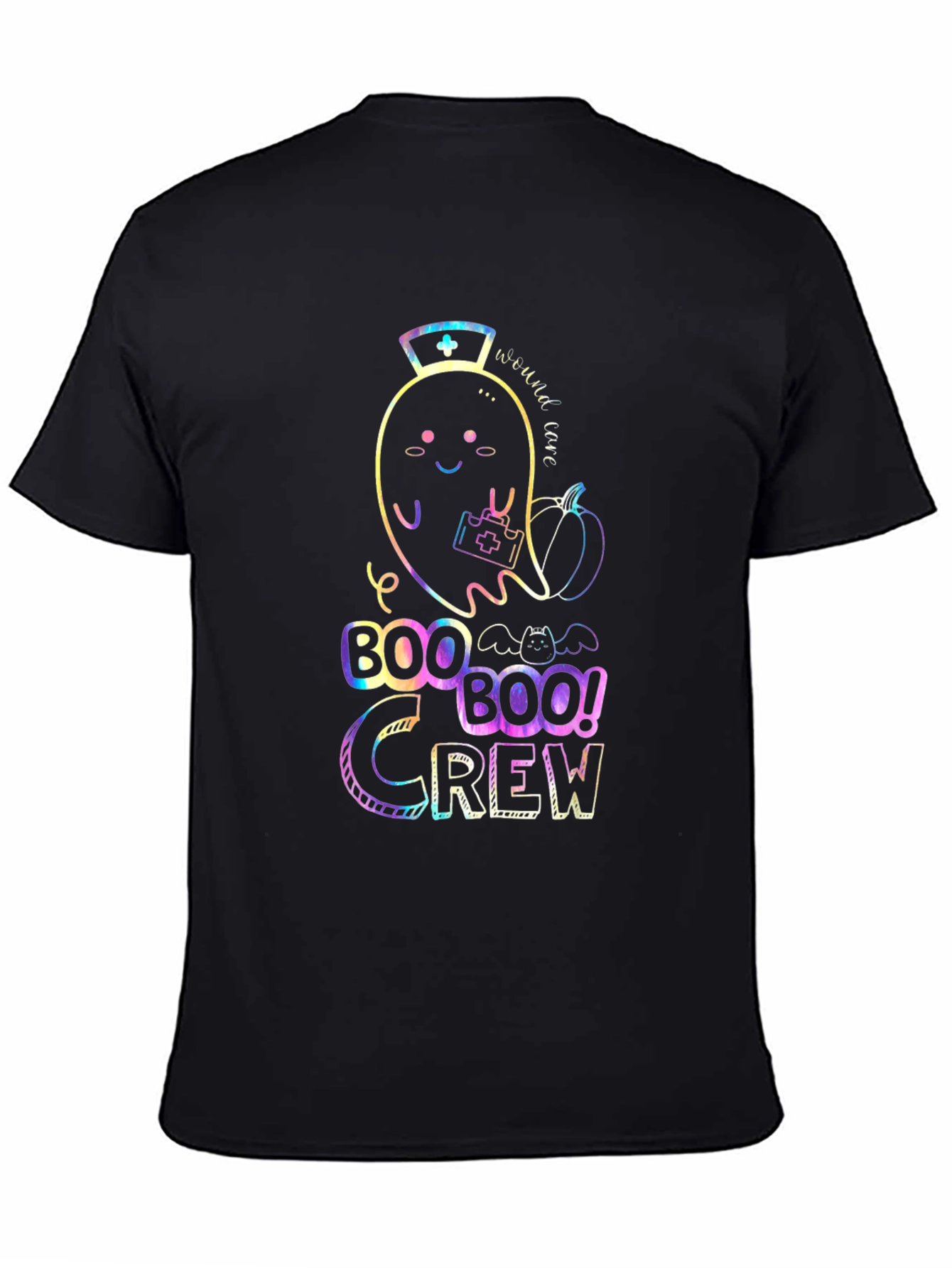 Boo Crew Halloween Nurse Ghost T-Shirt