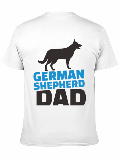 German Shepherd Dad Black T-Shirt