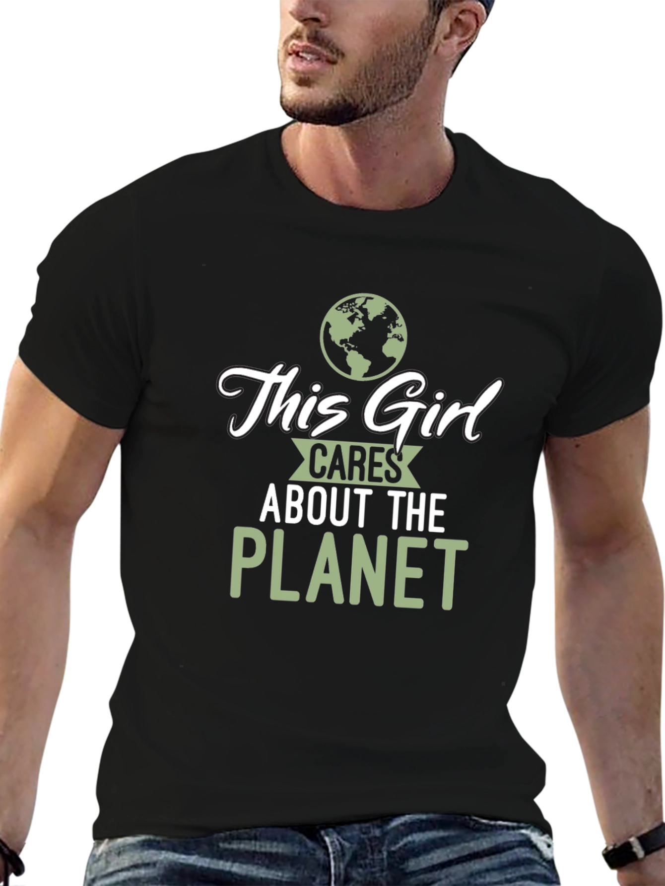 This Girl Cares About The Planet T-Shirt