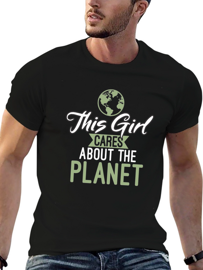 This Girl Cares About The Planet T-Shirt