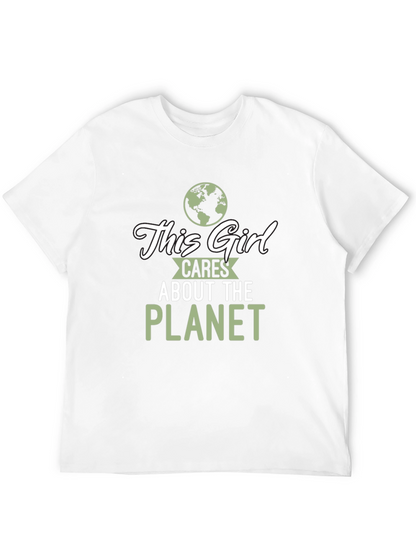 This Girl Cares About The Planet T-Shirt