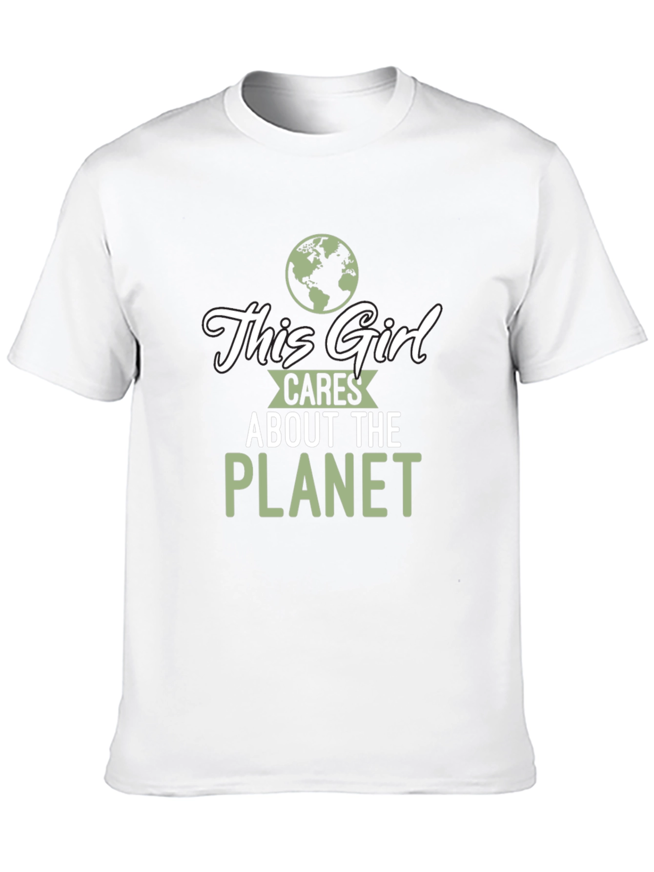 This Girl Cares About The Planet T-Shirt