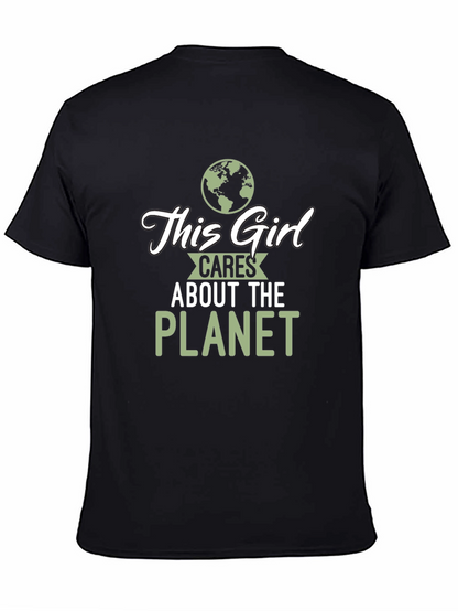 This Girl Cares About The Planet T-Shirt