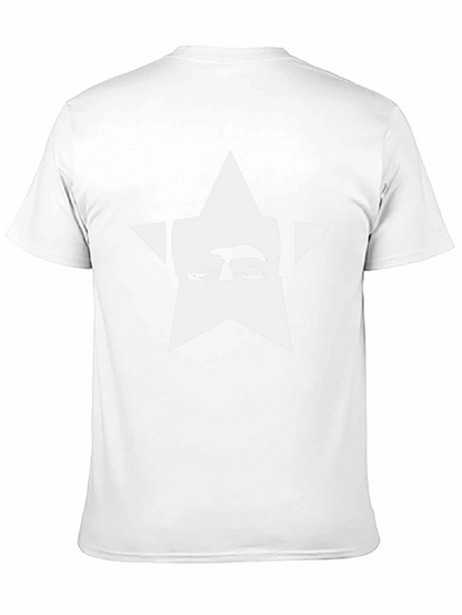 Star Face Graphic Tee - Mens Black T-Shirt