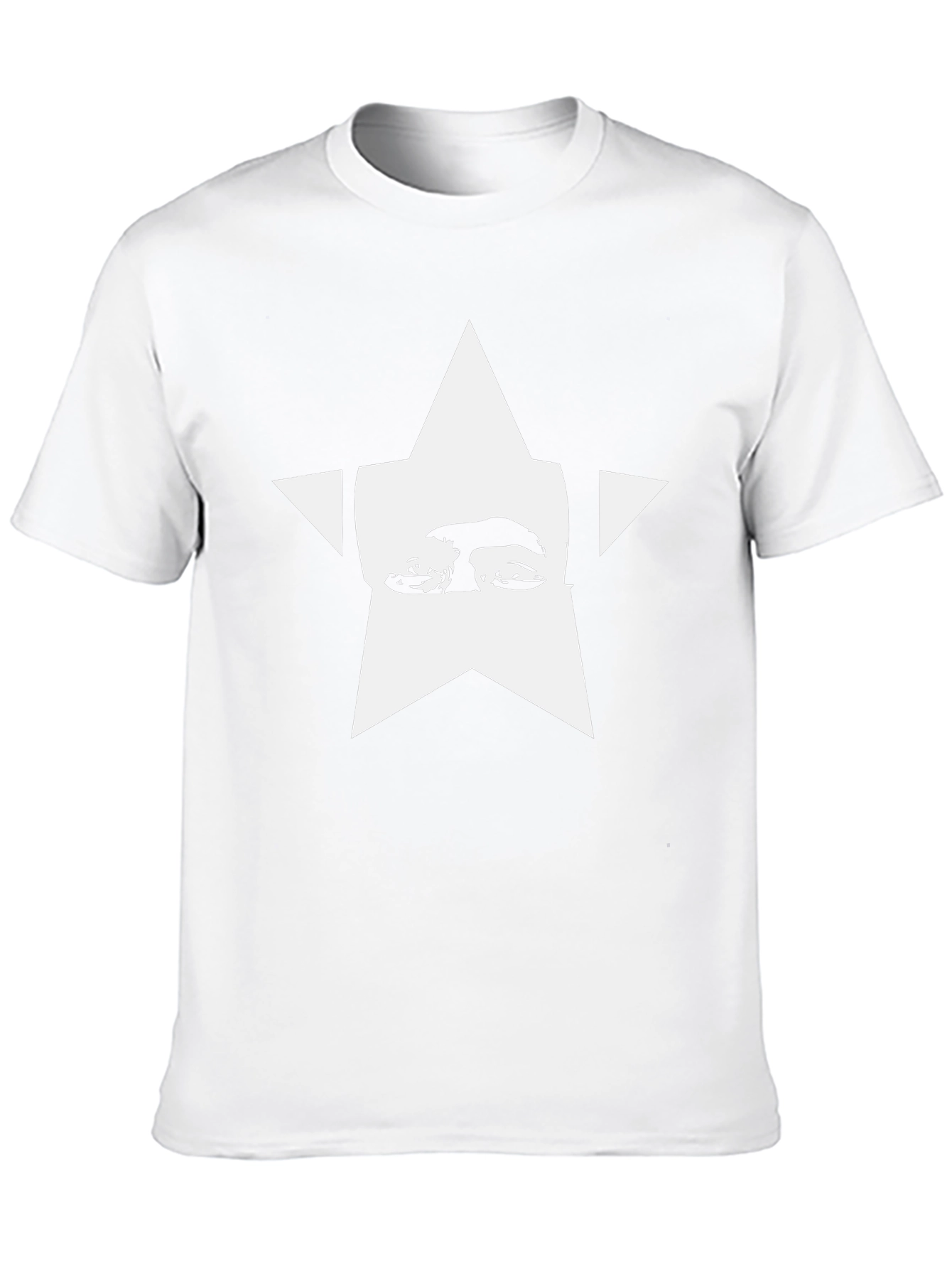 Star Face Graphic Tee - Mens Black T-Shirt