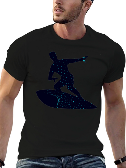 Surfer Graphic T-Shirt - Black