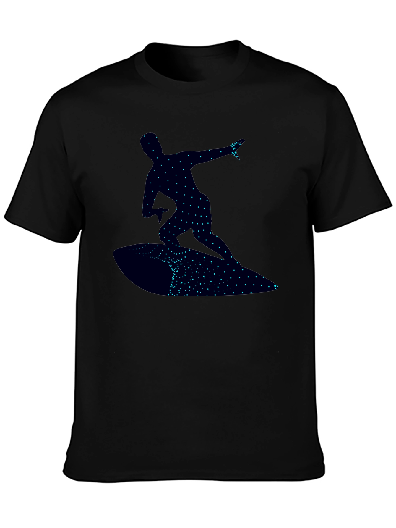 Surfer Graphic T-Shirt - Black