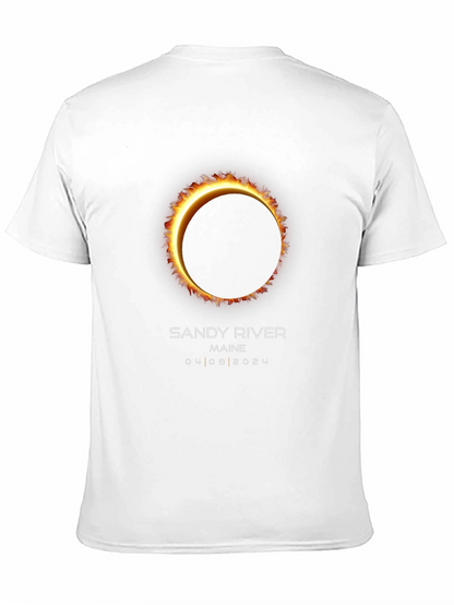 Sandy River Maine Eclipse 2024 T-Shirt