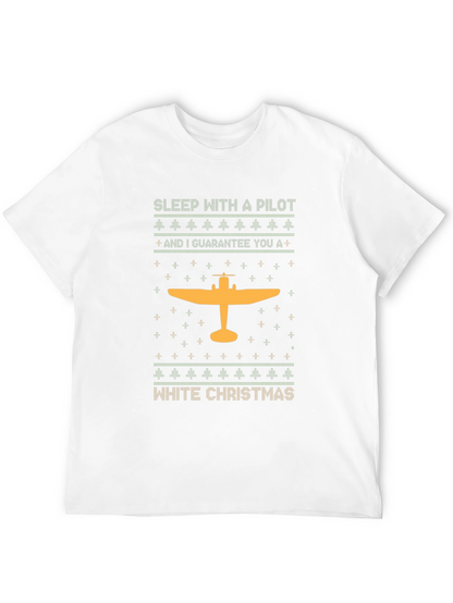 Pilot Christmas T-Shirt | Holiday Airplane Tee