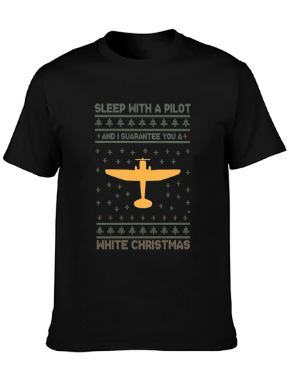 Pilot Christmas T-Shirt | Holiday Airplane Tee