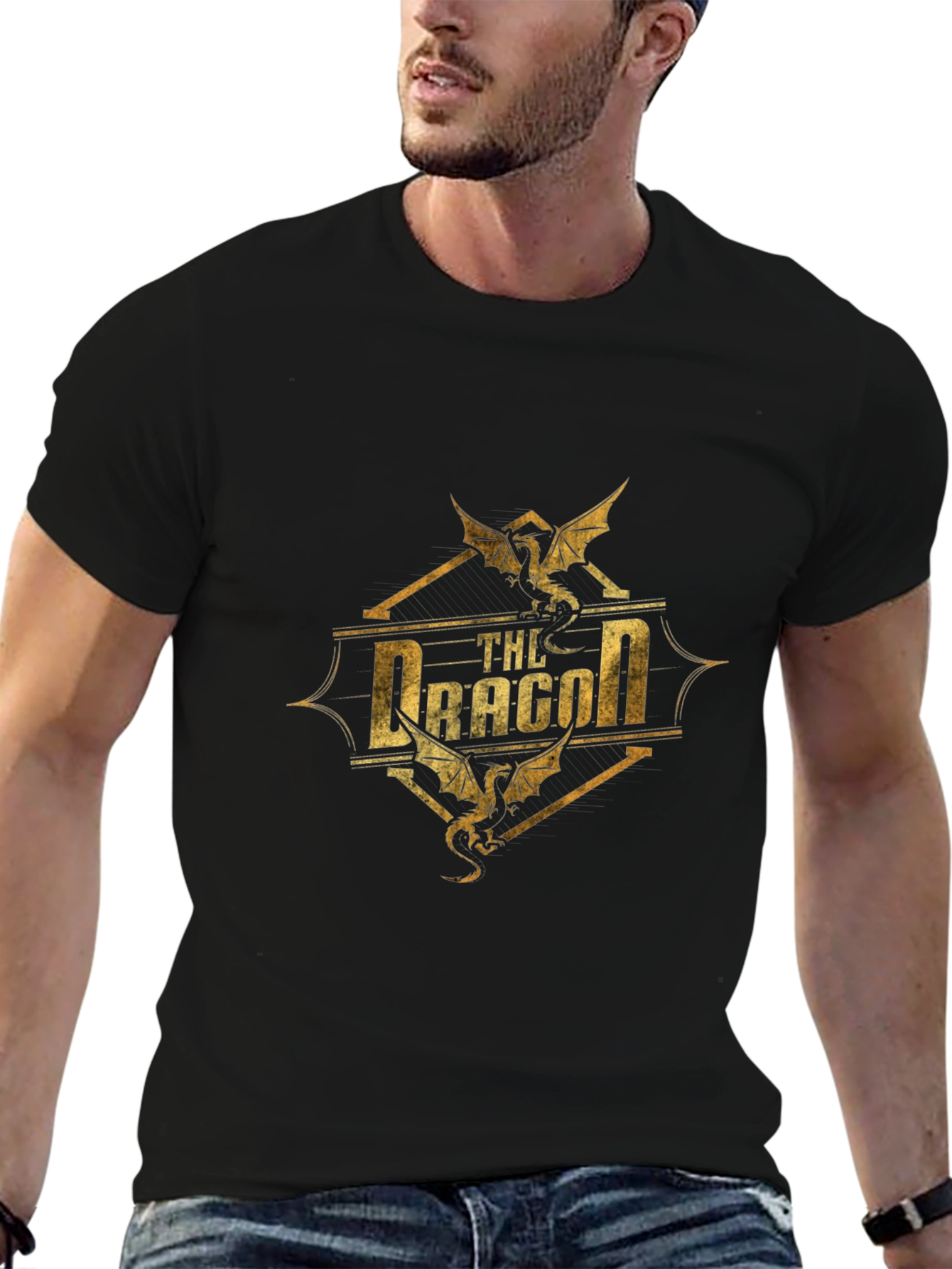 The Dragon Graphic T-Shirt - Black