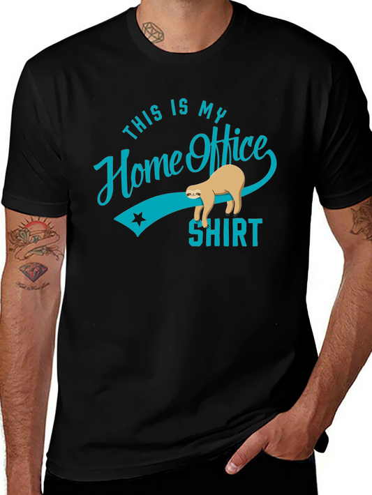Home Office Sloth T-Shirt - Funny Work From Home Tee