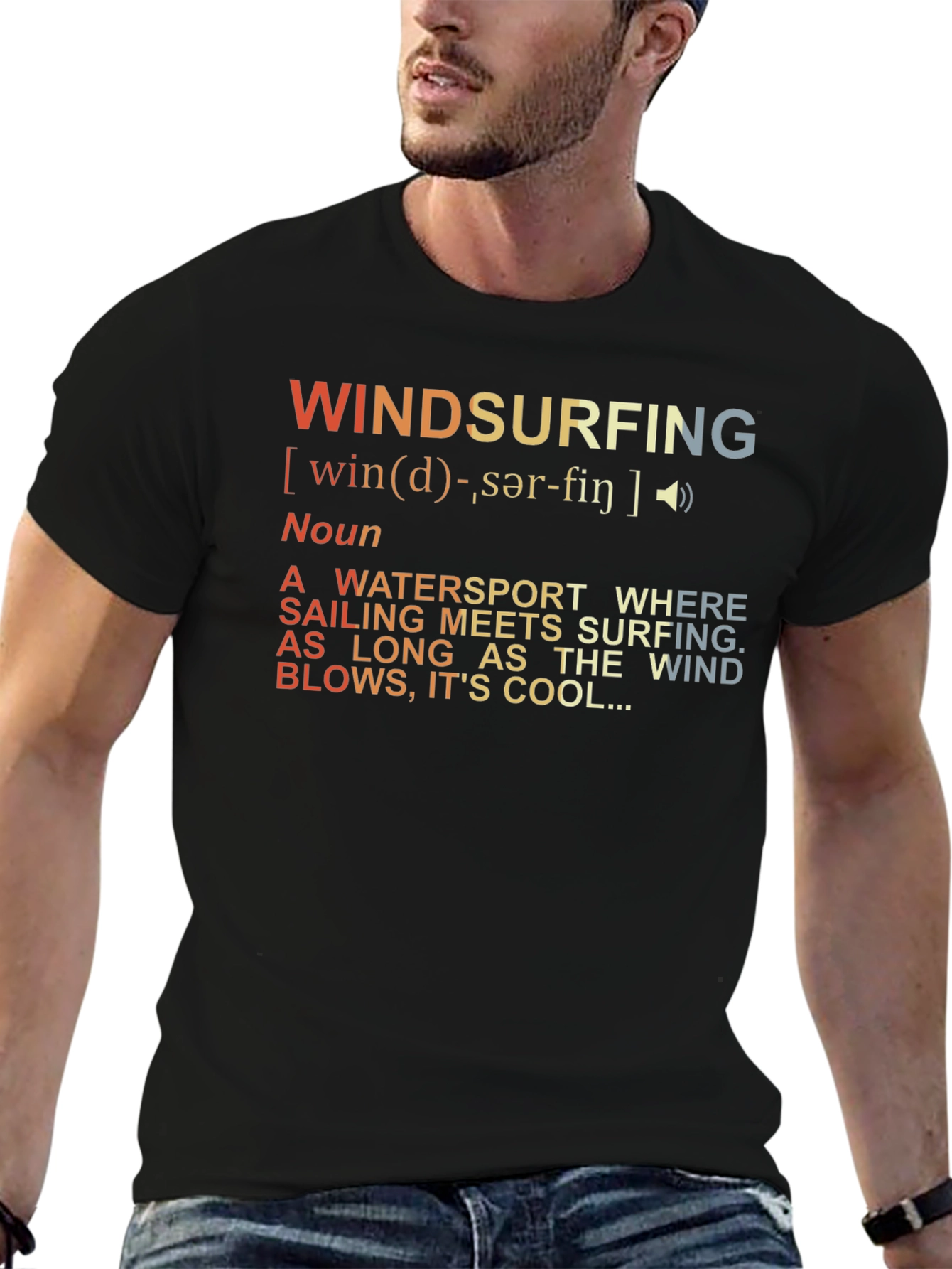 Windsurfing Definition Graphic T-Shirt