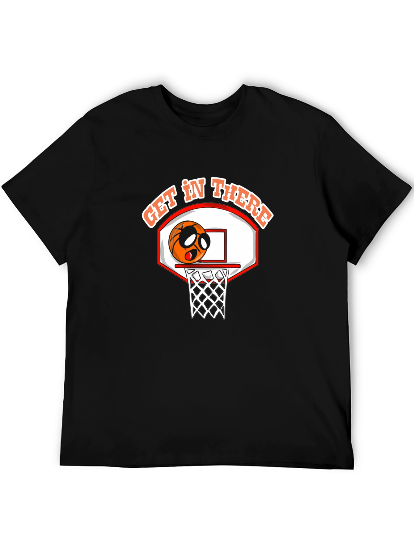 Basketball Get In There Graphic Tee