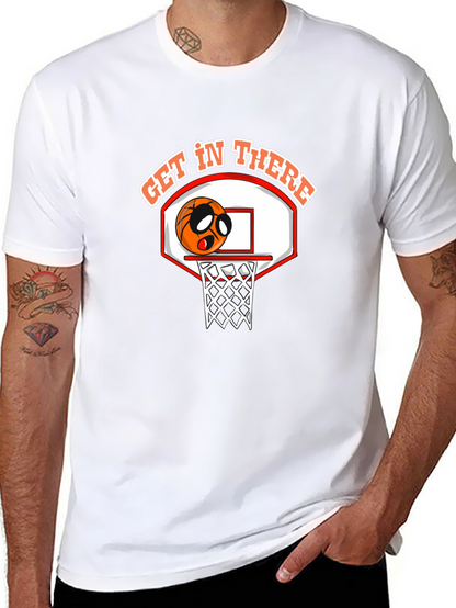 Basketball Get In There Graphic Tee