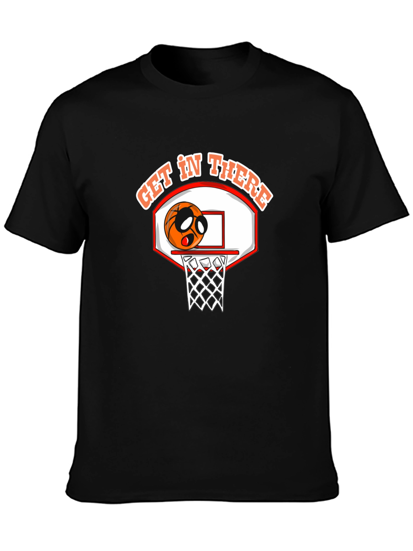 Basketball Get In There Graphic Tee