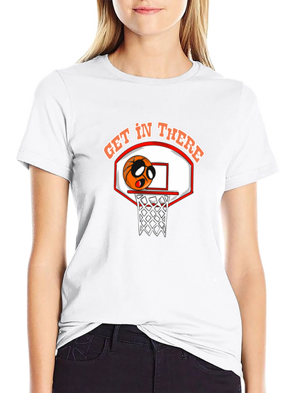 Basketball Get In There Graphic Tee