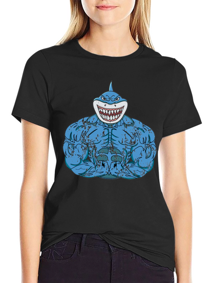 Shark Gym T-Shirt - Funny Workout Tee