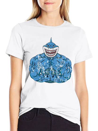 Shark Gym T-Shirt - Funny Workout Tee