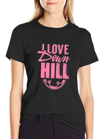 I Love Downhill Bike T-Shirt