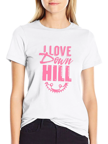 I Love Downhill Bike T-Shirt