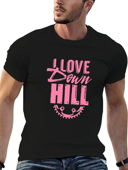 I Love Downhill Bike T-Shirt