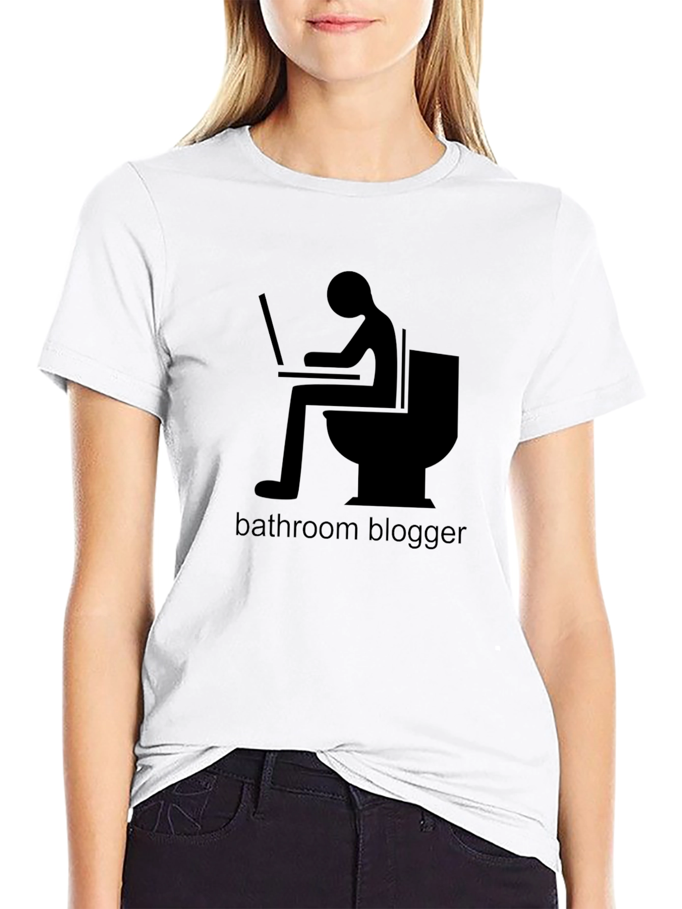 Bathroom Blogger Graphic T-Shirt