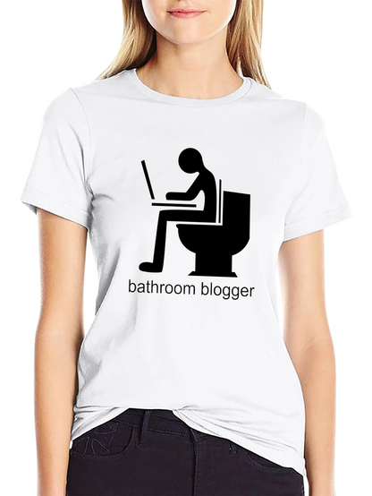 Bathroom Blogger Graphic T-Shirt