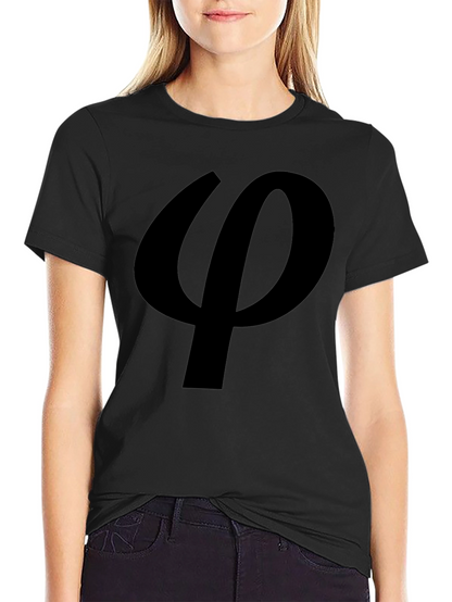 Black Phi Symbol T-Shirt