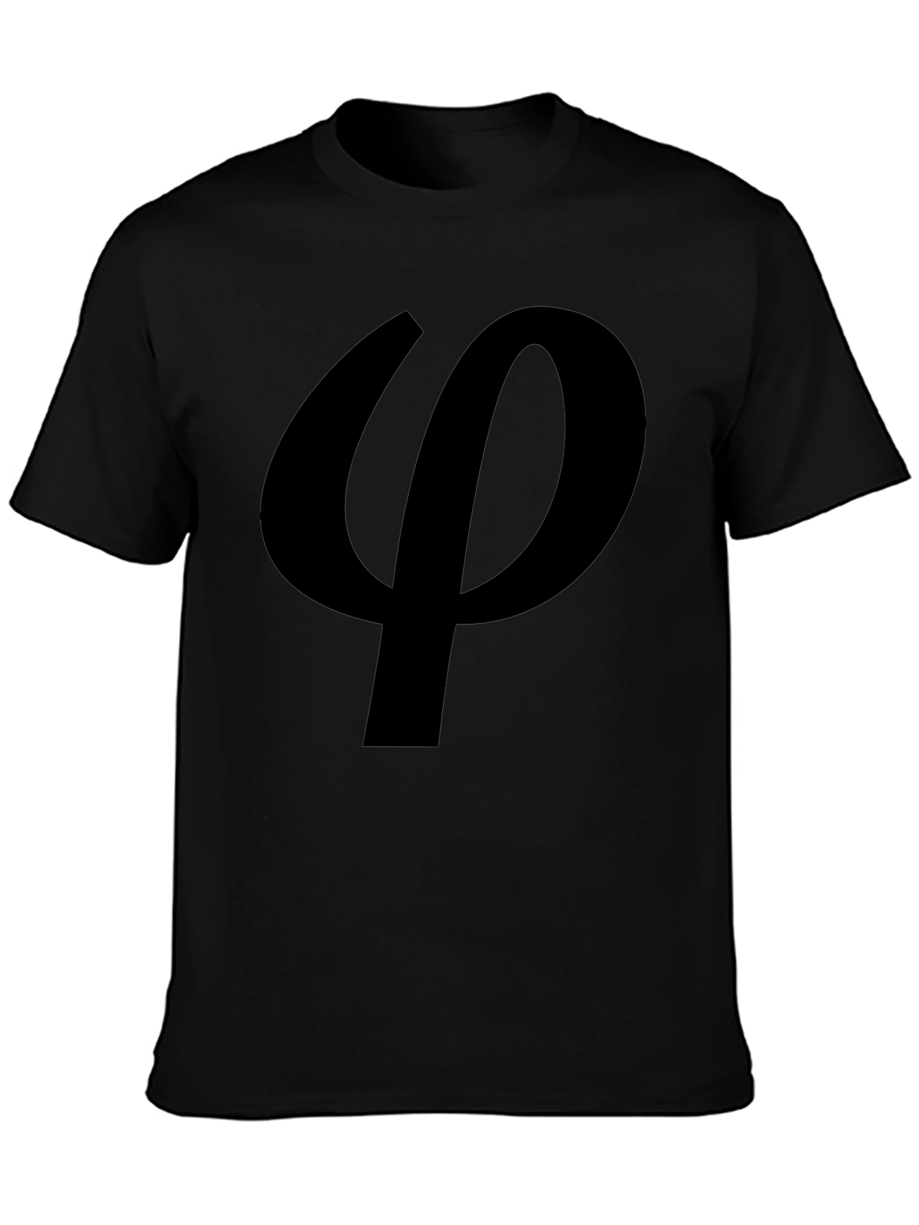 Black Phi Symbol T-Shirt