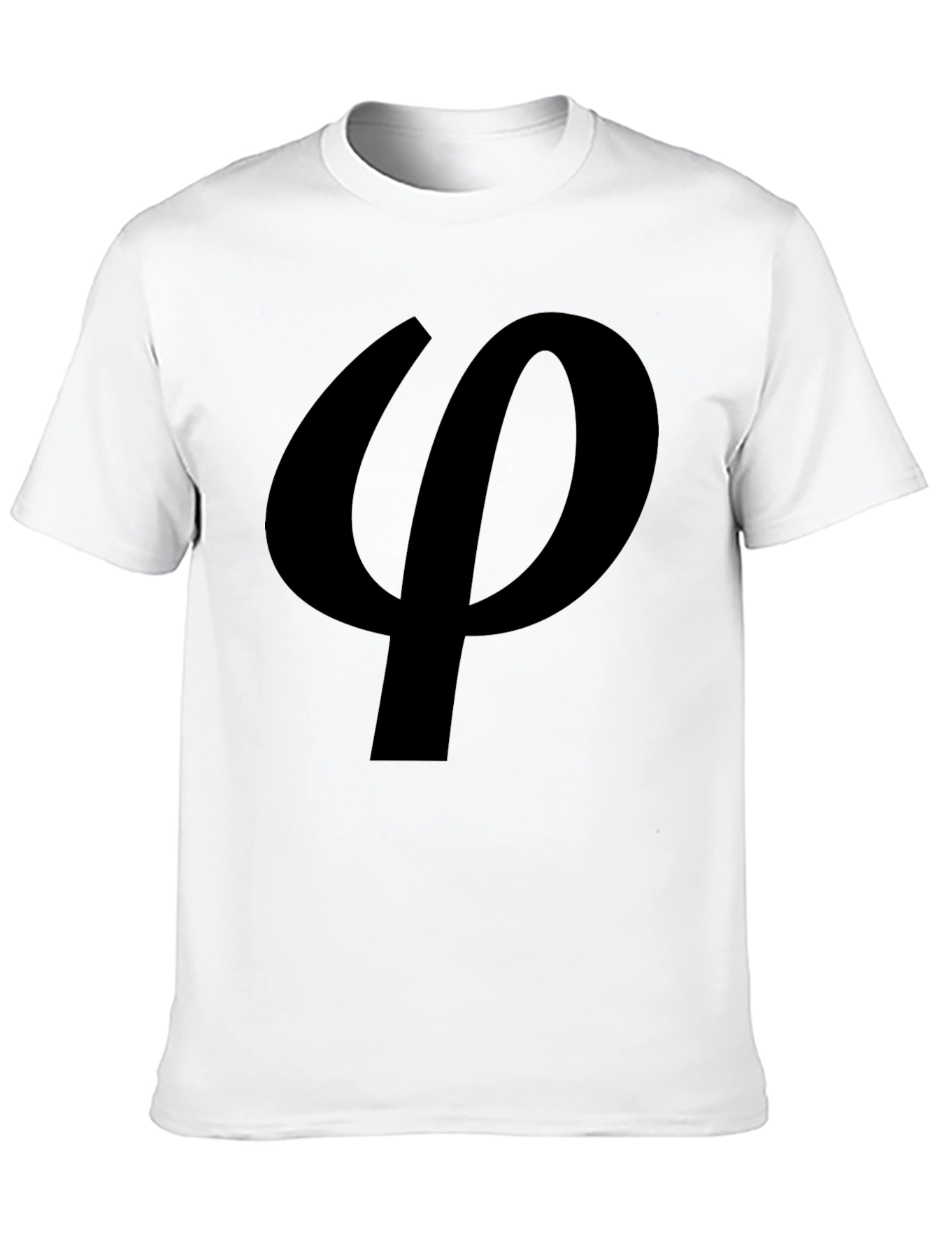 Black Phi Symbol T-Shirt