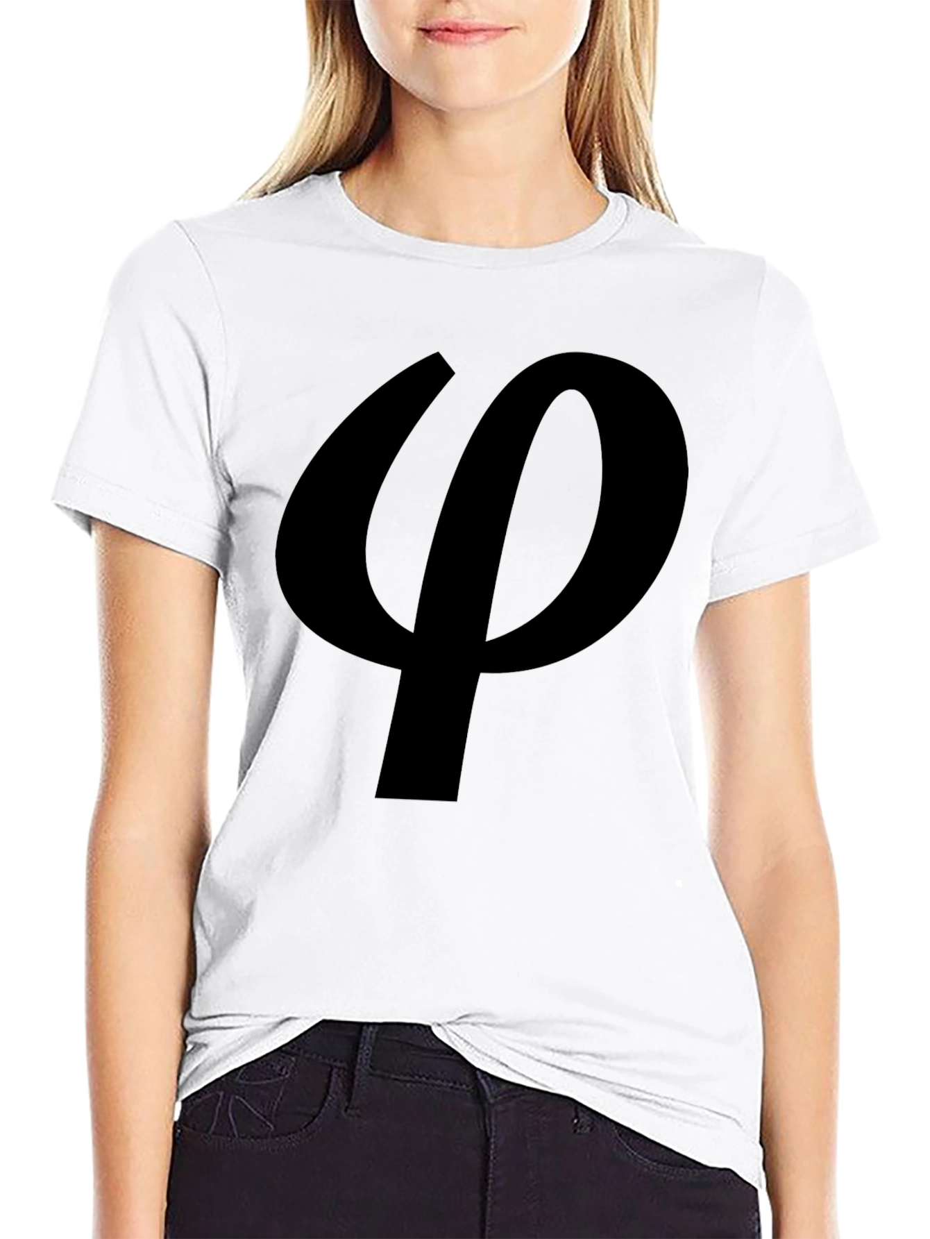 Black Phi Symbol T-Shirt