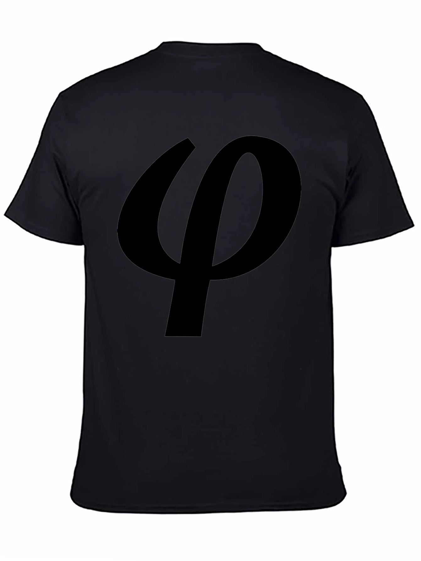 Black Phi Symbol T-Shirt