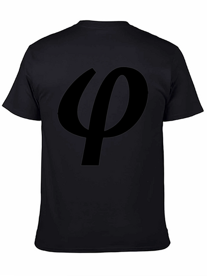 Black Phi Symbol T-Shirt