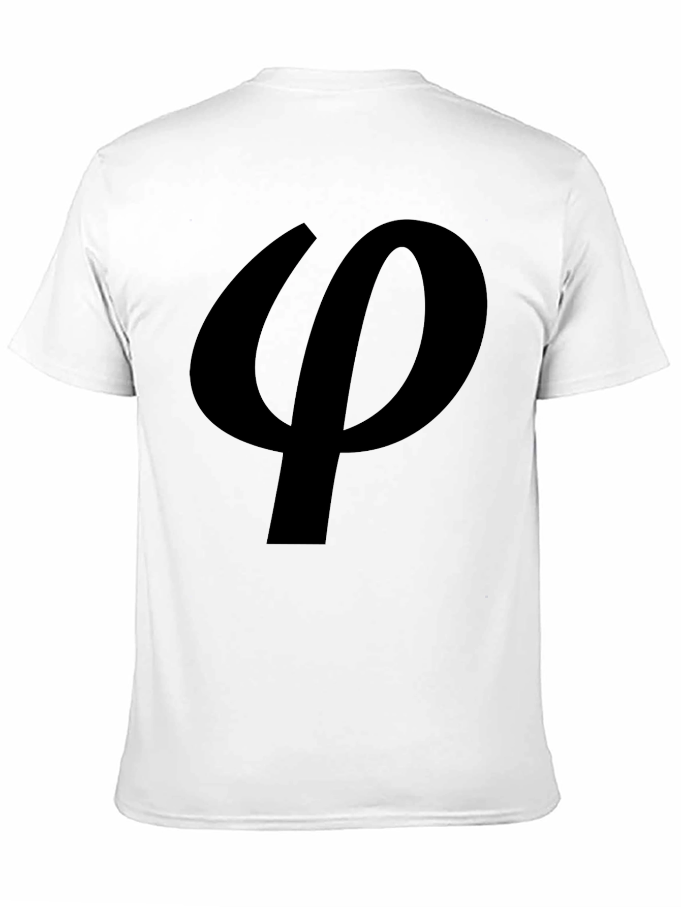 Black Phi Symbol T-Shirt